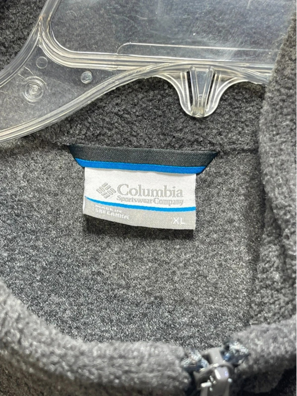 Columbia Women's Fleece Jacket Full Zip Gray Outdoor Hiking XL - Picture 5 of 8
